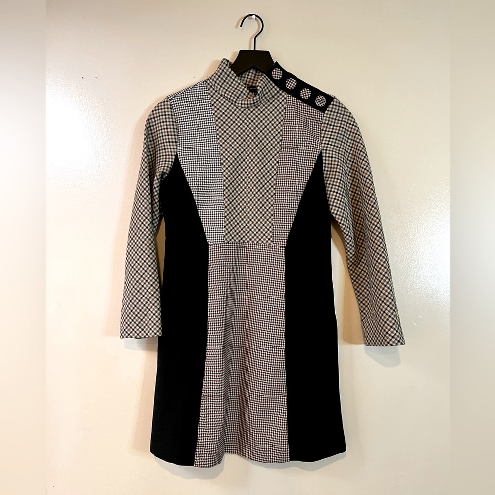 Zara Mixed Pattern Dress Size Small